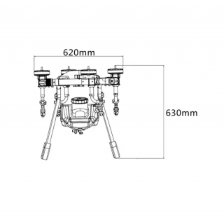 TYI Agriculture Drone 5 Liter Agriculture Untuk Pertanian - Drone Pertanian 5Liter Agriculture